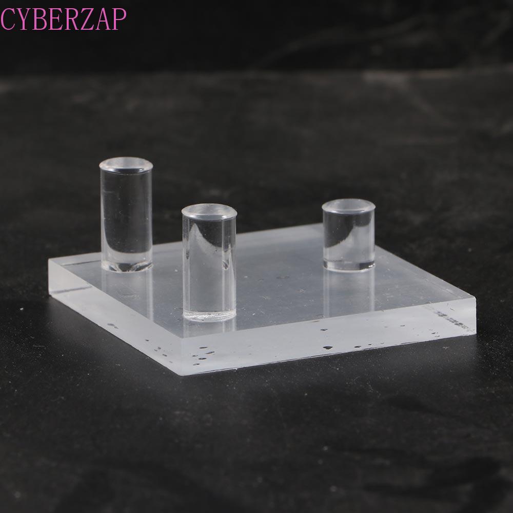 ขาตั้งขาตั้งโชว์ CYBERZAP, ที่วางโชว์แบบใสสามปาก, อุปกรณ์จัดระเบียบอะคริลิคขนาดเล็กอเนกประสงค์ Coral Holder อุปกรณ์เครื่องประดับ