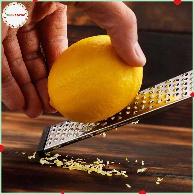 OnePeache Kitchen Lemon Fruit Peeler ชีส Zester Microplane เครื่องขูดผักผลไม้ VN