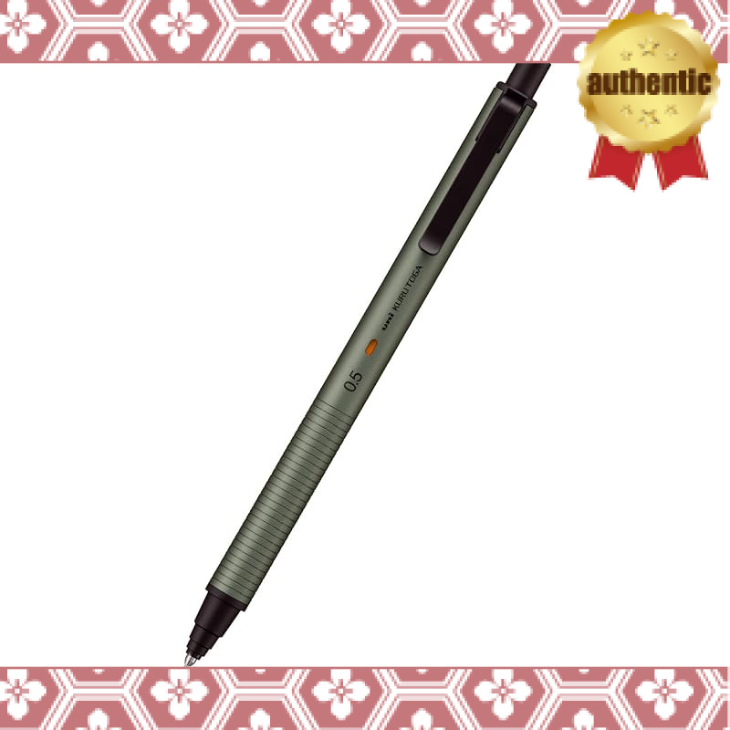 Mitsubishi Pencil Kuru Toga Metal 0.5mm Nocturne Black 313783000, Silent Blue 313767000, Phantom Gray 313775000