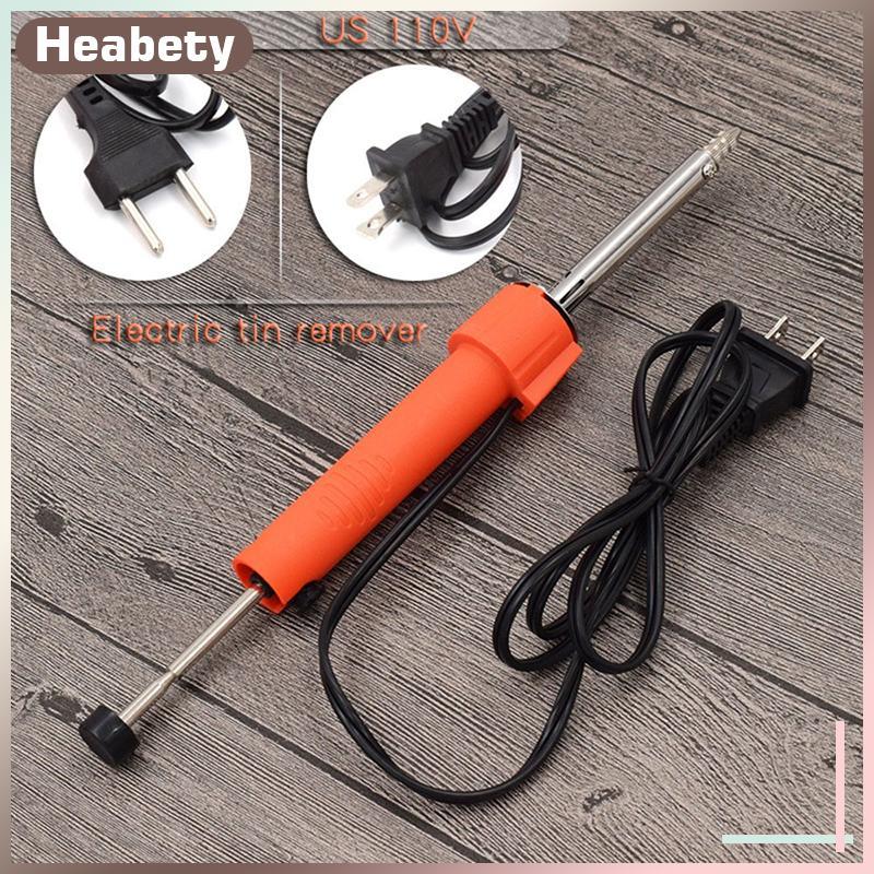 [ Heabety] Electrootherrmal Vacuum Solder Suer 110-220V EU US ทนทาน Desoldering ปั๊มบัดกรีปากกาเหล็กเครื่องมือซ่อมแซมอเนกประสงค์ [COD]
