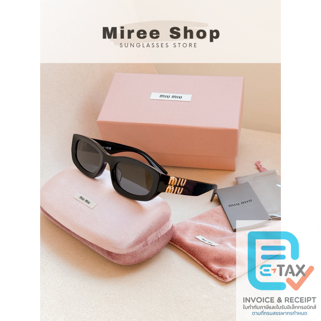 Miu Miu แว่นตา B04SF ทรงใส่แล้วหน้าเพรียวมาก ของแท้ประกันศูนย์ 2 ปีค่า