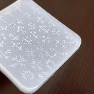 แม่พิมพ์ซิลิโคน รูปผีเสื้อ 3D สําหรับตกแต่งเล็บเจล UV DIY
