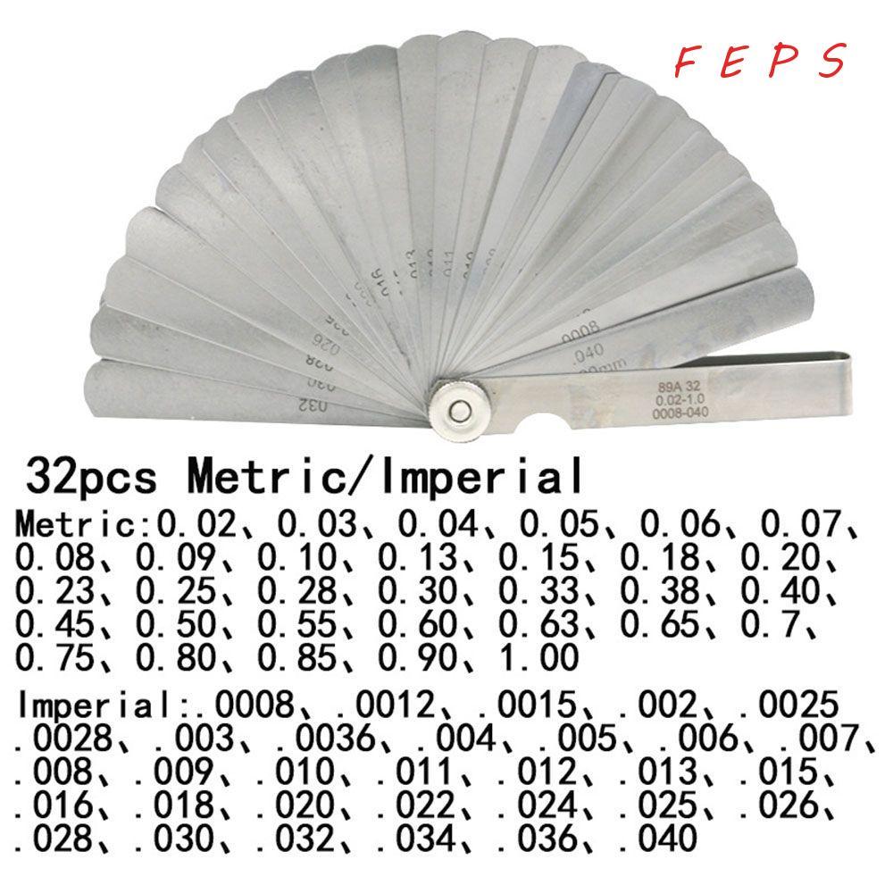 FEPS Gauge สแตนเลสความแม่นยําสูง 0.02-1.0 มม. Gap Gauge