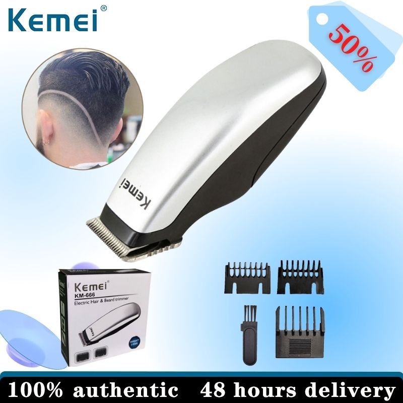 Kemei Clipper ผมไฟฟ้า Trimmer ผมขนาดเล็กเครื่องตัดเคราตัดผมมีดโกนผู้ชาย Kemel KM-666 KM 666 KM666ตัด