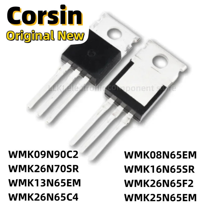 5PCS WMK09N90C2 WMK26N70SR WMK13N65EM WMK26N65C4 WMK08N65EM WMK16N65SR WMK26N65F2K25N65T ทรานซิสเตอร
