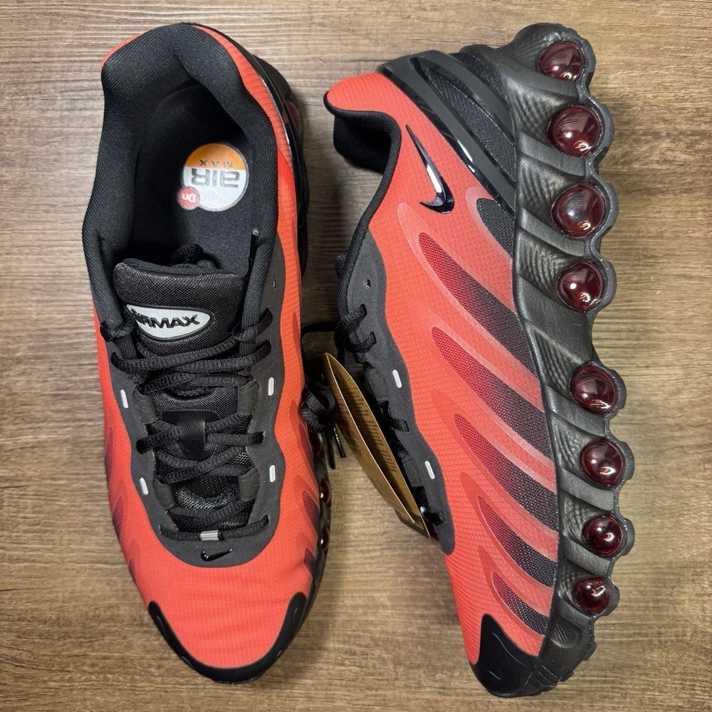 Nike Air Max DN8 Black/Bright Crimson Mens Size 13 FQ7860-008 ใหม่