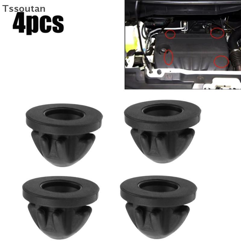 [TSST] 4X Engine Top Cover Trim Rubber Mount Grommet Bush Bump Stop 11127614138 สําหรับ 1 2 3 4 5 6 