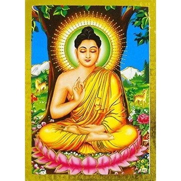ส่วนลดจํากัดเวลาHottest Wall Art God Buddha โปสเตอร์พิมพ์ Hino God Picture ภาพวาดผ้าใบ Wall Decor Go
