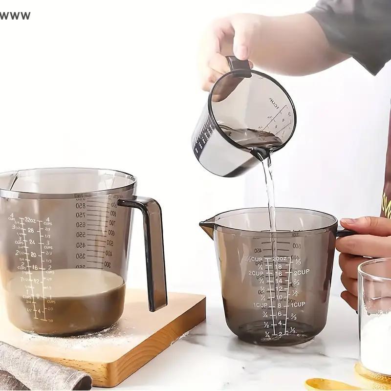 Cod ถ้วยวัดปริมาณของเหลวสำหรับอบ1ชิ้น, ถ้วยตวงวัดระดับ PS ถ้วยวัดปริมาตรพลาสติกอุปกรณ์ทำขนมอบ150/300