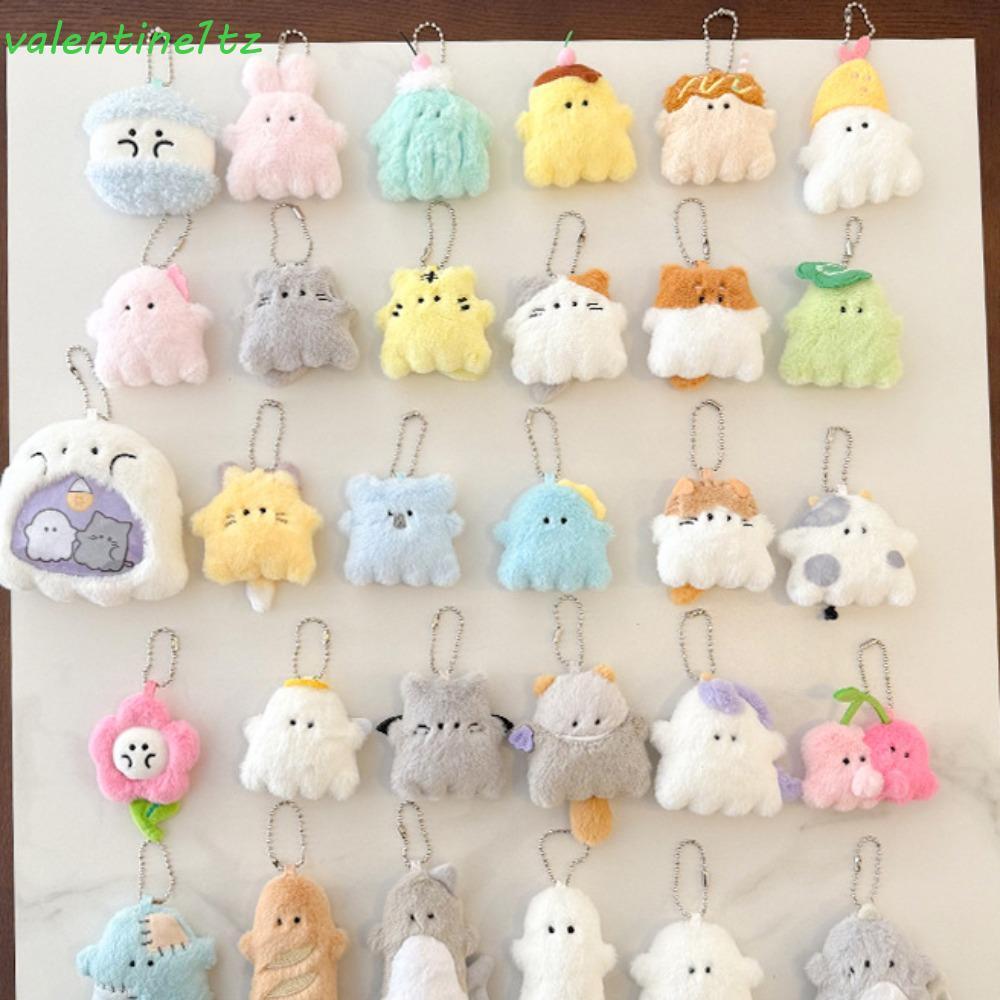 YOGIC Magnetic Obaknu พวงกุญแจสไตล์สุ่ม Obaku แม่เหล็กติดตู้เย็น, น่ารักน่ารัก Plush Soft Mini Ghost