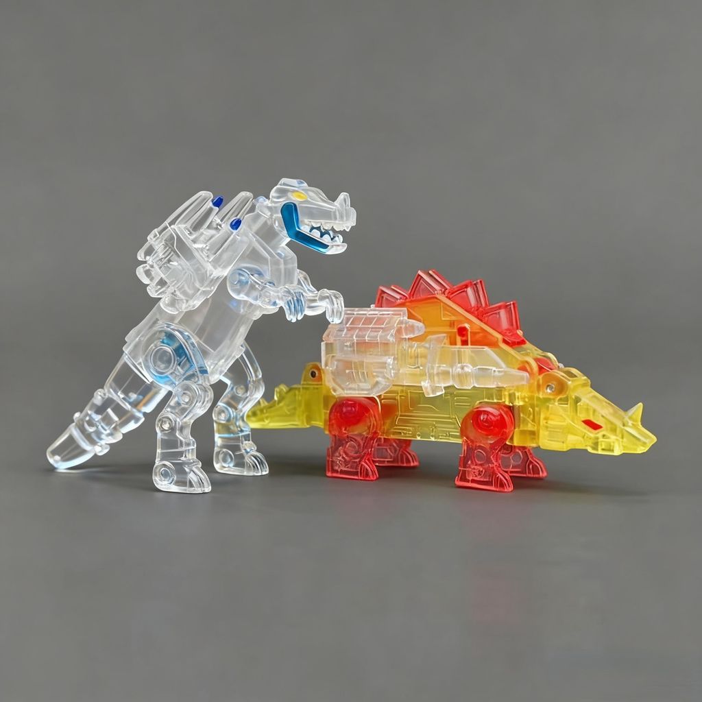 DW-E61 & E62 Disabled Dinosaur ชุดเทปไดโนเสาร์สีใส