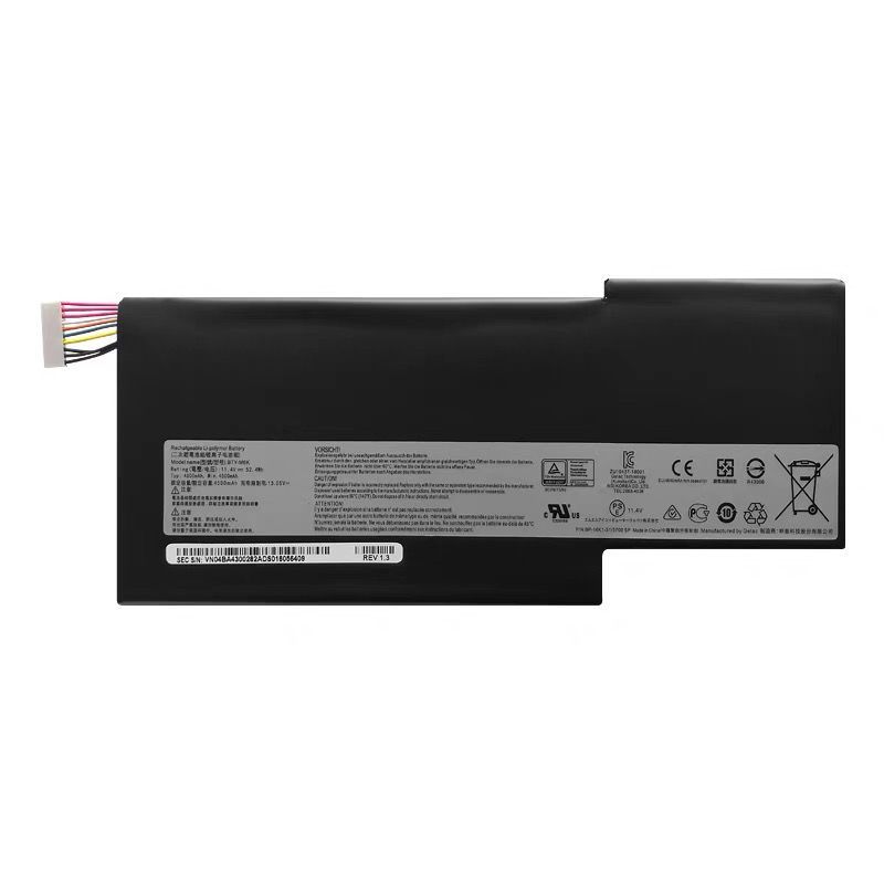 แบตเตอรี่โน๊ตบุ๊ค MSI รุ่น BTY-M6K ของใหม่สำหรับ MS-17B4/GF63/GF75 และรุ่นอื่น