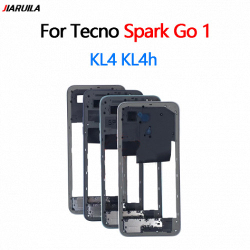 สําหรับ Tecno Spark GO 1/1S KL4 KL4h กรอบกลาง Bezel แผ่นโทรศัพท์มือถืออะไหล่