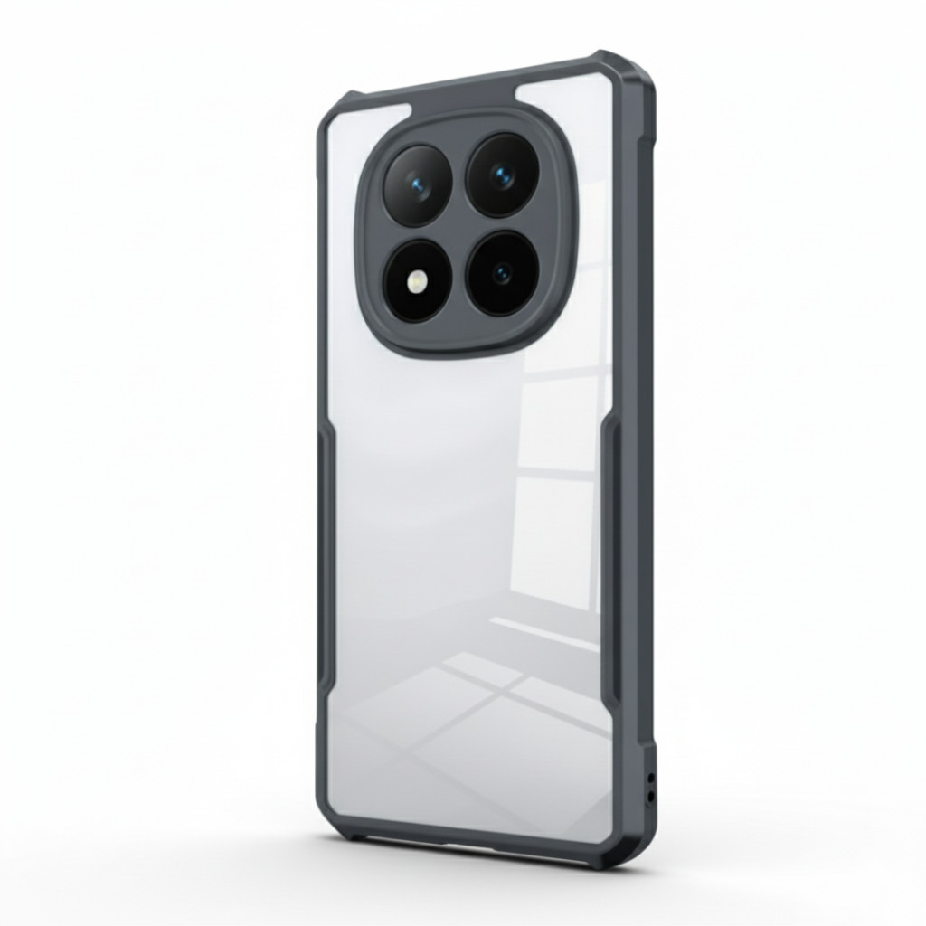 Soft Case Poco X7 5G Fusion Armor กันกระแทกสีดํา Back Slim Transparent Beetle Series