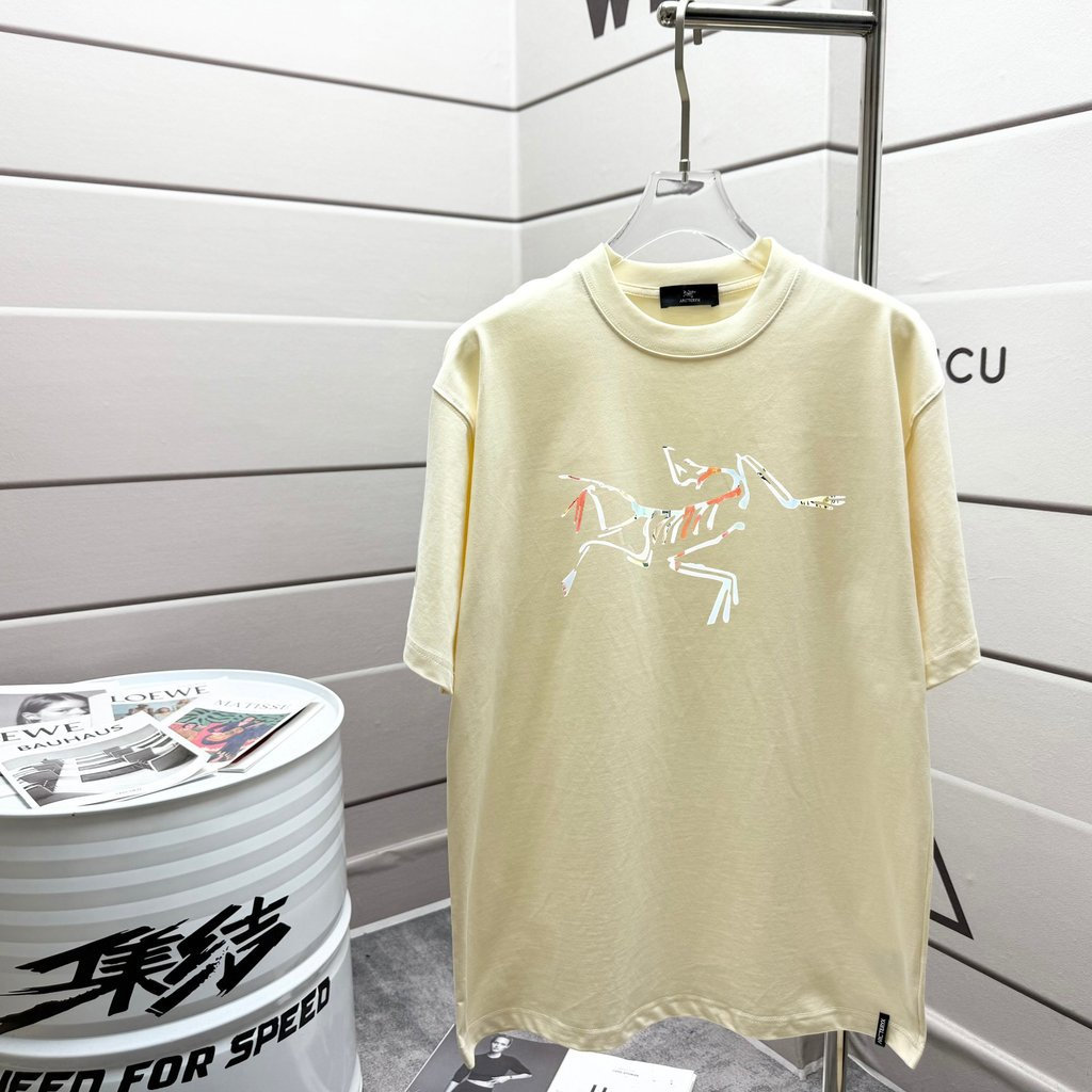 ARCTERYX/Archaeopteryx 2026 ต้นฤดูใบไม้ผลิสไตล์ใหม่เสื้อยืดแขนสั้นชายหญิงคู่สไตล์ฤดูใบไม้ผลิแฟชั่นเร