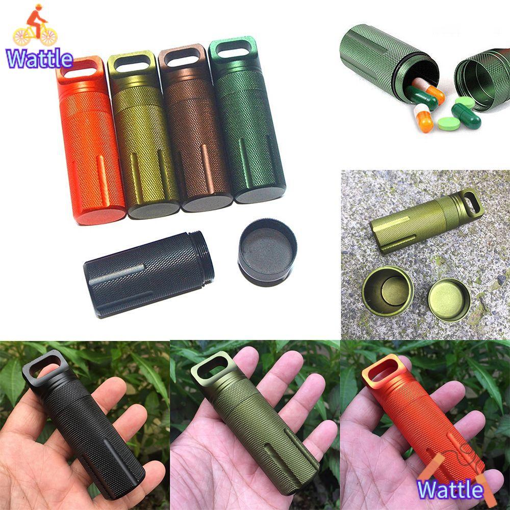 WATTLE EDC Kit Storage ขวดซีลแคปซูลอลูมิเนียม