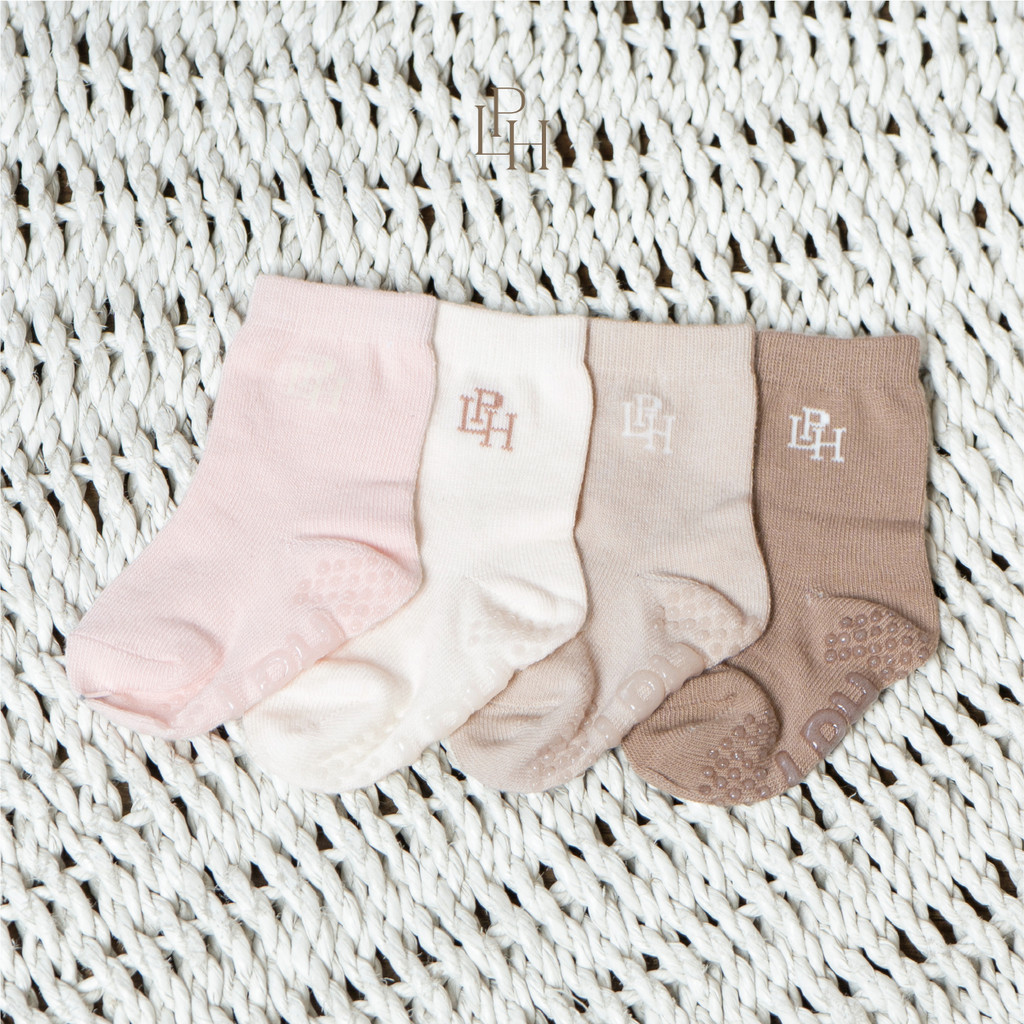 Little Palmerhaus - ถุงเท้าสูง 2.0 ถุงเท้าเด็กกันลื่น 0-24m