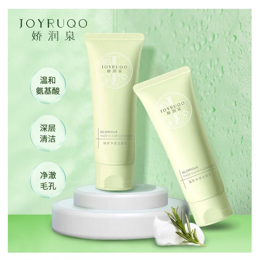 JOYRUQO Facial Cleanser Jiao Runquan Facial Cleanser Amino Acid Cleanser Mild และ Non Irritating ทํา