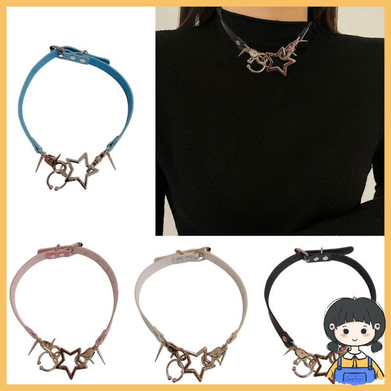 Bang Star สร้อยคอ Punk Charm สร้อยคอ 90s ความงามคอสเพลย์ Chokers