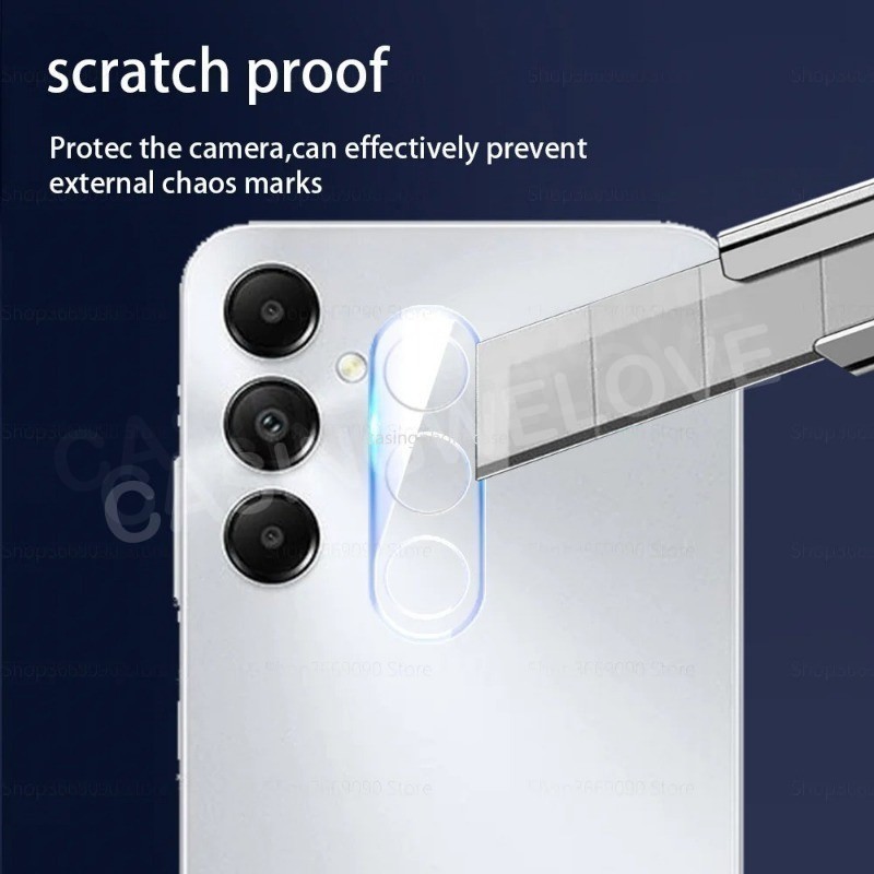 3 ชิ้น 3D กล้องเลนส์ป้องกันฟิล์มสําหรับ Vivo Y04S Y04 Y29S Y29T 4G 5G ใสกระจกนิรภัยป้องกันปกหลัง - รูปที่ 2