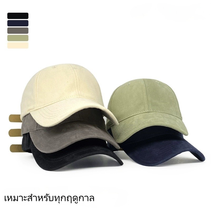 Miss_J พร้อมส่งจากกทม หมวกเบสบอลสไตล์เกาหลี อเนกประสงค์ เหมาะสำหรับทั้งเล่นกีฬาและกิจกรรมยามว่าง ราคา ถูกที่สุด ดีลบีเคเค แกลเลอรีภาพที่ 4