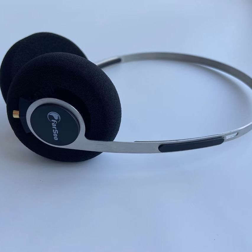 JkFarsoo สไตล์ใหม่ KPH40 Silver Grey Steel Bar ชุดหูฟัง MMCX ลําโพง Pluggable Wire Retro