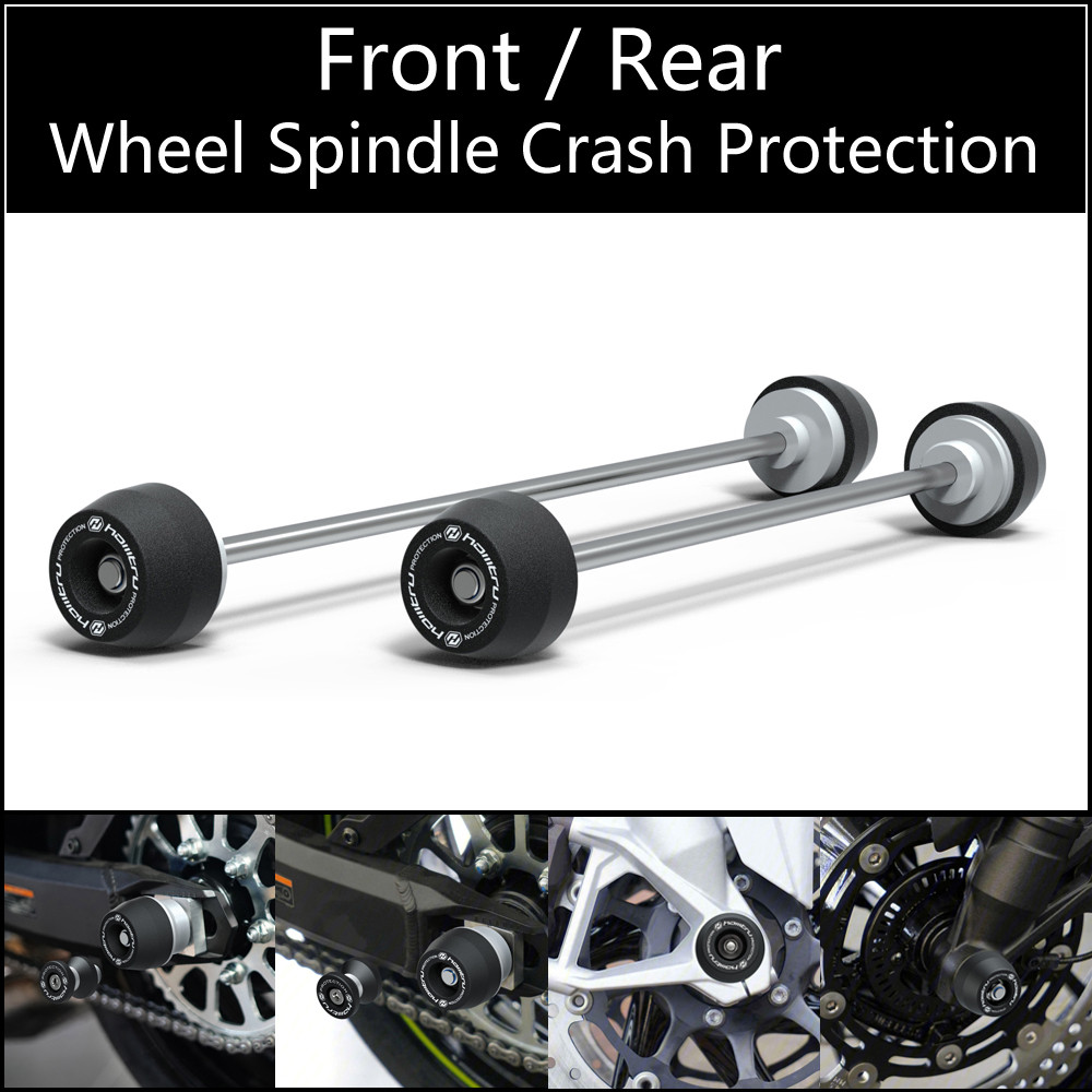 สําหรับ Kawasaki ZX-10R ZX-10RR SE KRT / Ninja ZX-10R ZX-10RR 2016-2023 แกนล้อหลังด้านหน้า Crash ป้อ