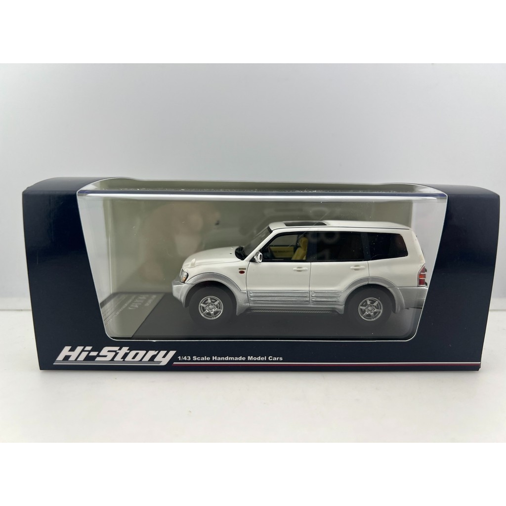 Hi-Story 1/43 MITSUBISHI PAJERO DI MITSUBISHI PAJERO (Long SUPER EXCEED DI-DIESEL3200 (1999) รถเรซิ่