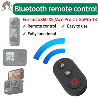 รีโมทคอนโทรลบลูทูธไร้สายสําหรับ Insta360 X5/X4/X3/Ace Pro/Go…