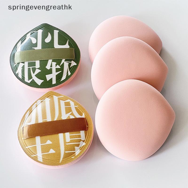 SPING XL Water Drop Air Cushion แป้งพัฟนุ่ม Thiened ฟองน้ํา Face คอนซีลเลอร์ Foundation ซ่อนรูขุมขนห