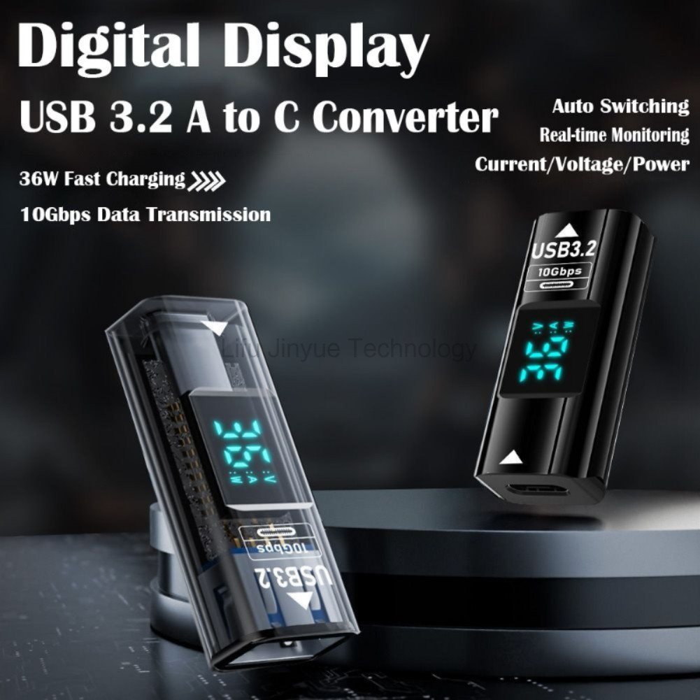 อะแดปเตอร์ USB C Female to USB A Female, USB3.1 Coupler สําหรับเอาต์พุตพลังงานที่มีประสิทธิภาพและการถ่ายโอนข้อมูลเชื่อมต่ออุปกรณ์ USB LIKAIYUE