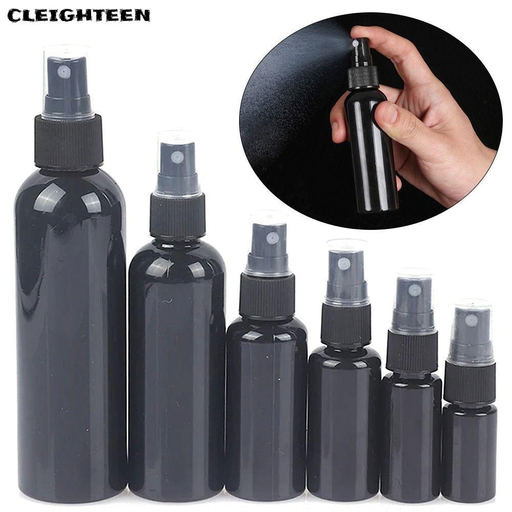 CLEIGHTEEN 1 ชิ้นเติมสเปรย์ขวด, 20/30/50/60/100 มิลลิลิตรสีดําที่ว่างเปล่ารดน้ําขนาดเล็ก,ทนทานน้ําหอมเครื่องสําอาง Face Hydration แบบพกพาอุปกรณ์เสริมพลาสติก Sub-Botling