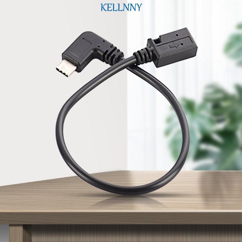 Kellnny 90 องศา USB Type C ชายหญิง Mini USB สําหรับอะแดปเตอร์แปลงแล็ปท็อป