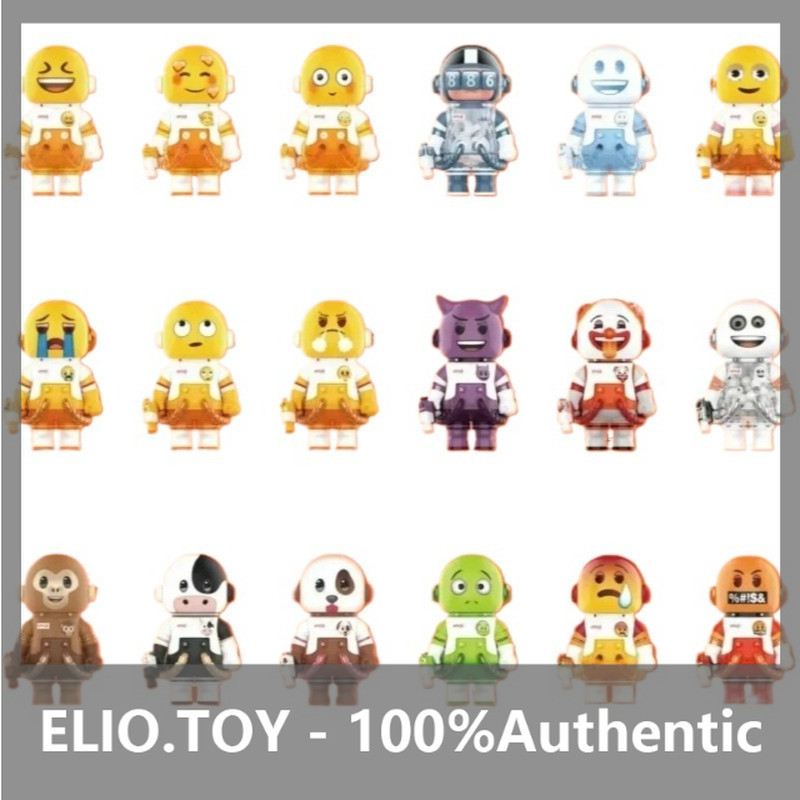 POPMART MEGA SPACE MOLLY100% x อีโมจิ™ของขวัญกล่องปริศนาซีรีส์