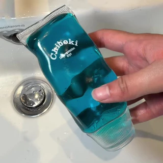 Chiboki Glitter Toothpaste Squishy Toy ASMR Peach Toothpaste Shape Stress Relief Squeeze