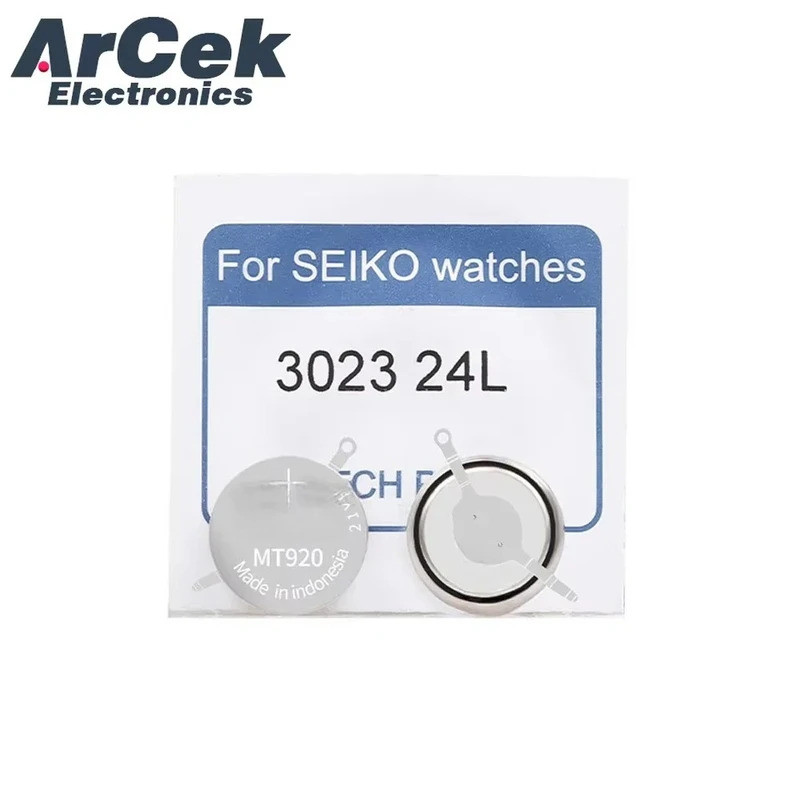 ใหม่สําหรับ SEIKO 3023-24L 3023.24L 3023 24L MT920 แบตเตอรี่พลังงานโฟโตไดนามิกแบบชาร์จไฟได้สําหรับนา