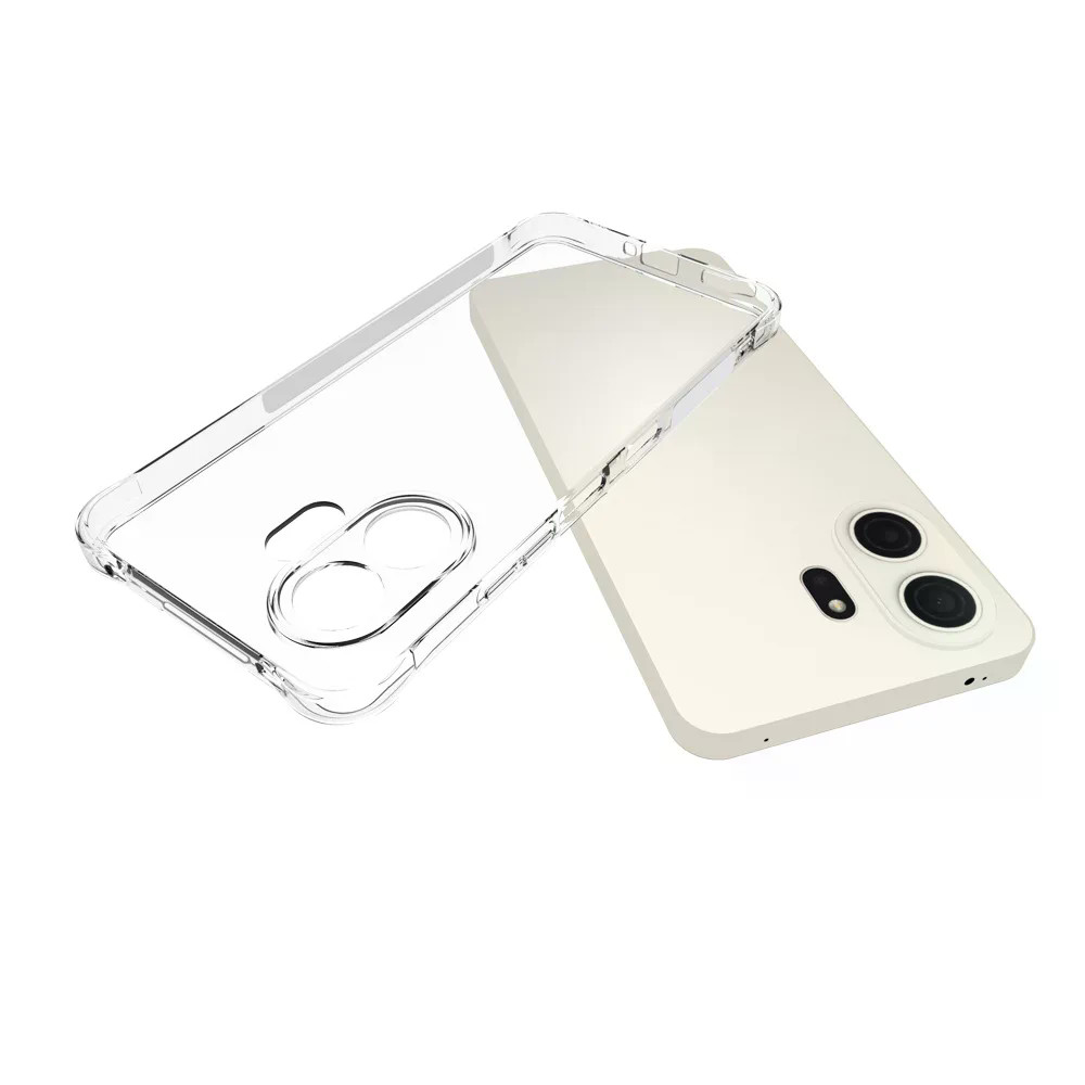 สําหรับ TCL NxtPaper 70 Pro Rugger Armor TPU Soft Case, Anti-Shock HD Clear TPU Case สําหรับ TCL Nxt