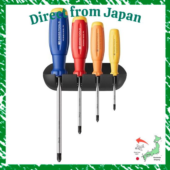 Direct From Japan PB SWISS TOOLS PB SWISS TOOLS Swiss Grip EVO Rainbow Phillips Screwdriver Set, set