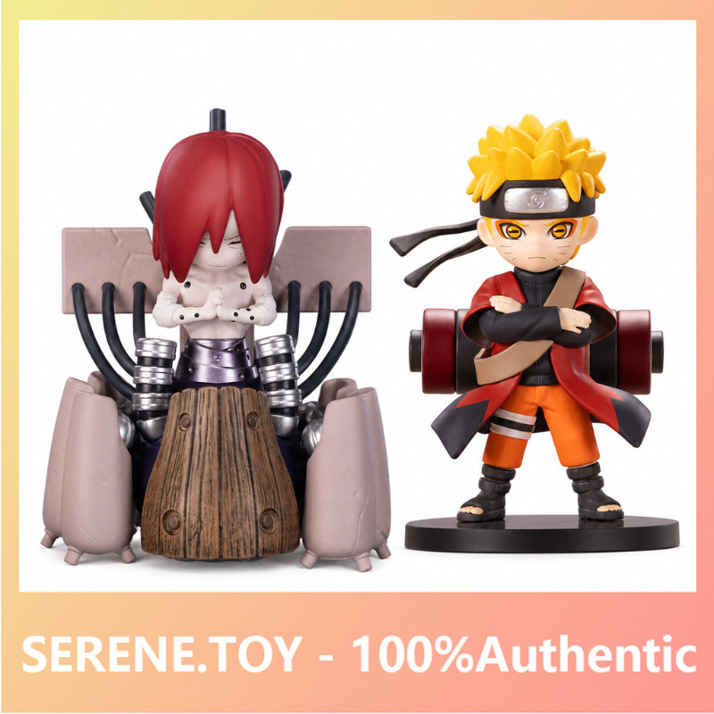 [secret] POPMART Naruto Shippuden Wars Xiao Organization Series Mystery Box ของเล่นเครื่องประดับของขวัญ