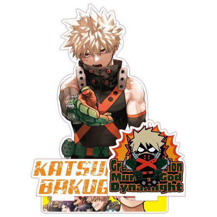 พวงกุญแจ Standee Boku no Hero Academia akrilk อะนิเมะ MHA my hero academia Shoto Todoroki พวงกุญแจ - Bakugo เท่านั้น