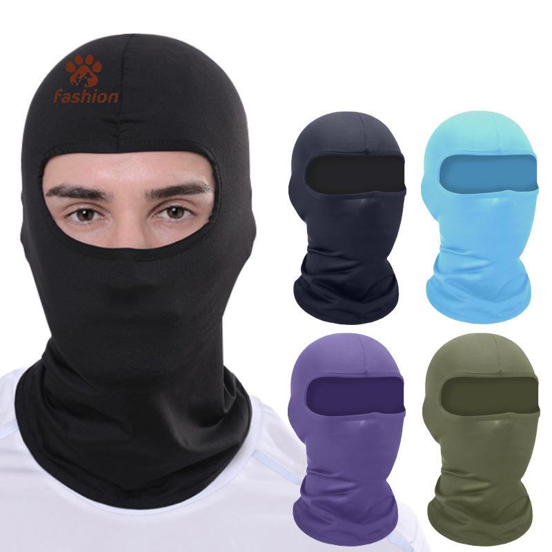 [Fas-t] ฤดูร้อน Breathable หมวกขี่จักรยาน Anti-UV Balaclava ผู้ชาย Full Face Mask จักรยานรถจักรยานยนต์วิ่ง Cooling Sport Gear
