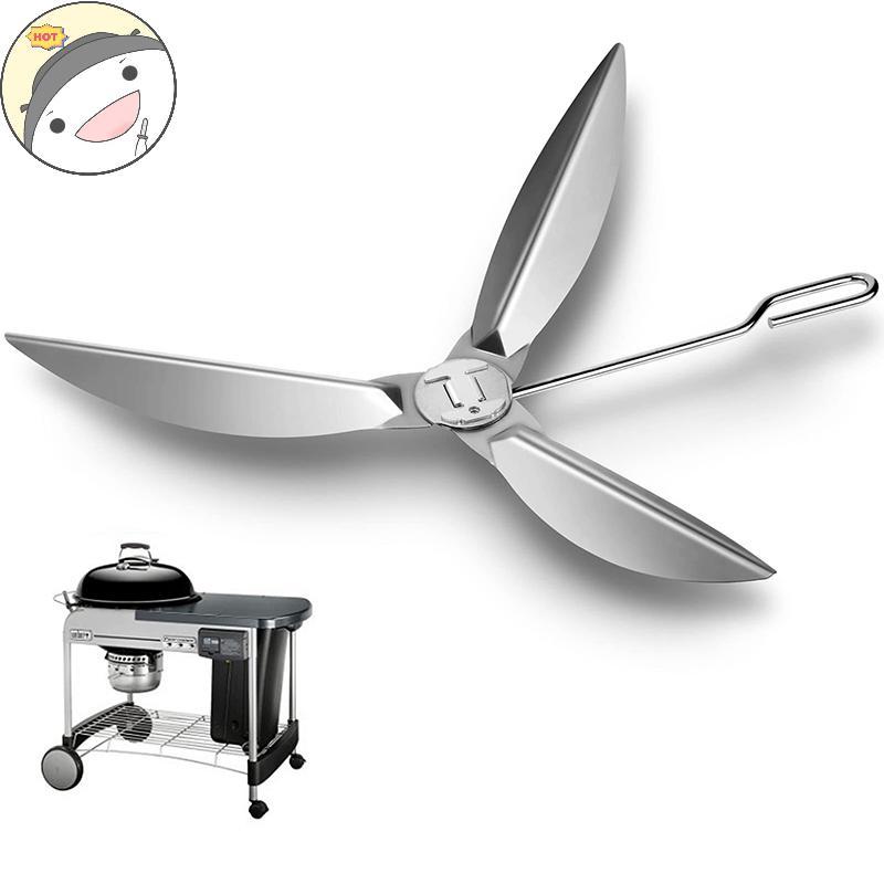 Lanf One-Touch Cleaning System Kit Design สําหรับ Weber Kettle Grill, สําหรับ 7444 Weber Grill อะไหล