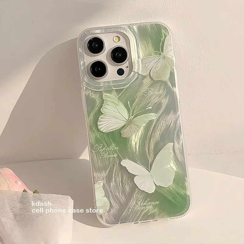 เคสผีเสื้อTPU Samsung iPhone OPPO VIVO Samsung a15 a55 s24 s25 ultra a02 a03 a04 a05 a11 iPhone 11 1