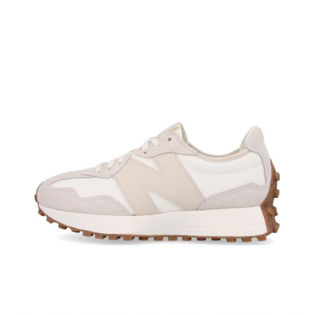 NB 327 Large N Casual Shoes Same Style for Men and Women Beige