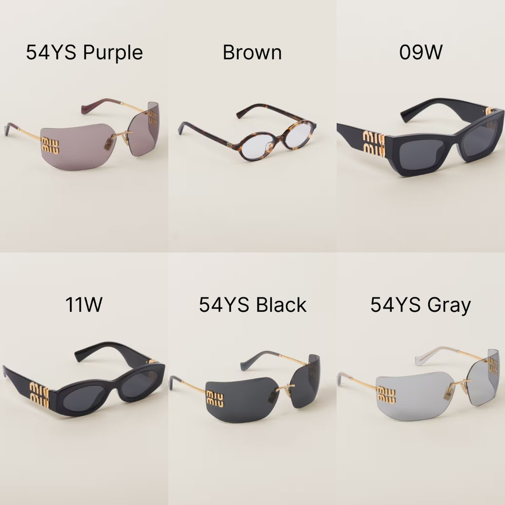 {SAGARA STORE} แว่นกันแดดและแว่นตาผู้หญิง 11W 54YS 09W [3804]