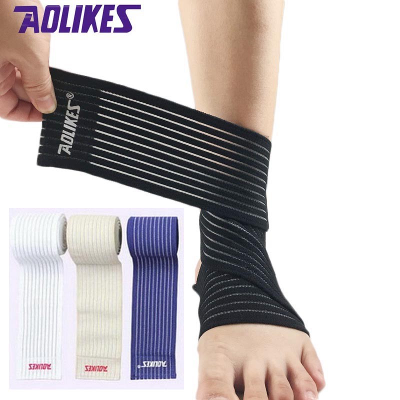Sport Ankle Bandage Elastic For gym Foot Protector Band achilles tendon retainer Support plantar Ank