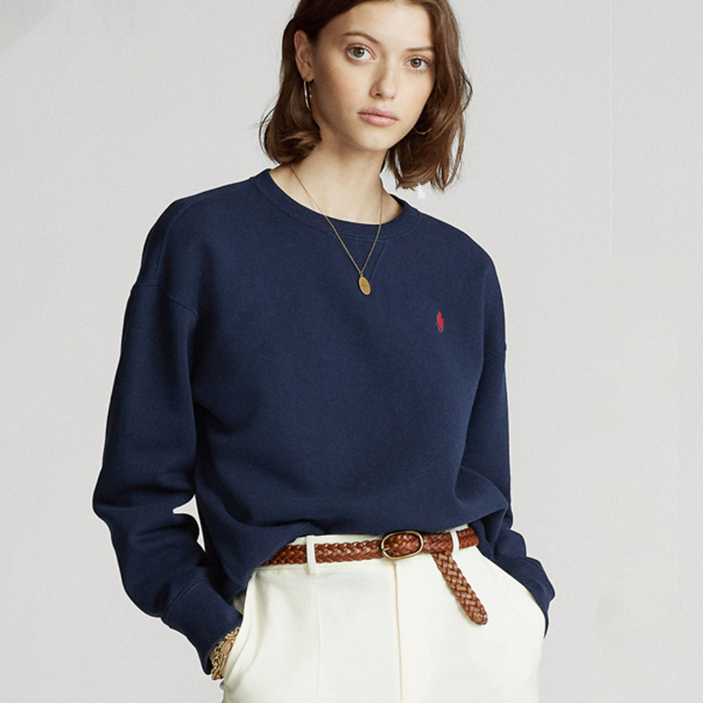 RSMB RL Autumn Winter New Pony Label Women's Sweatshirt Pullover Long Sleeve Embroidered Casual Wome