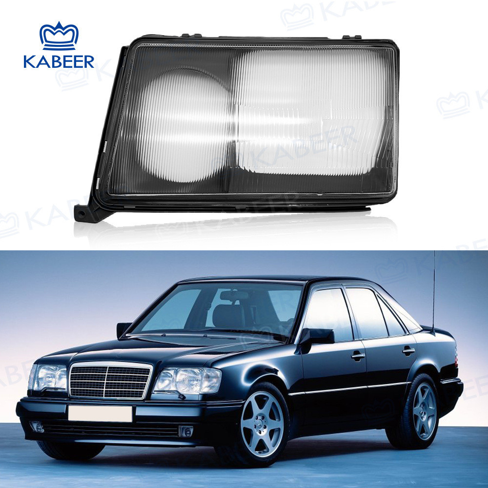 เหมาะสําหรับ Mercedes-Benz Benz W124 ไฟหน้า 1990-1995 W124 ด้านหน้ารวมไฟหน้าพื้นผิวคุณภาพสูงผลิตภัณฑ