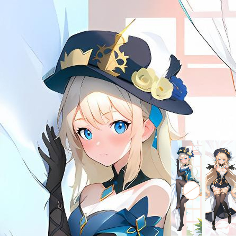 อะนิเมะ Genshin Impac Navia Dakimakura Hing Case ปลอกหมอน