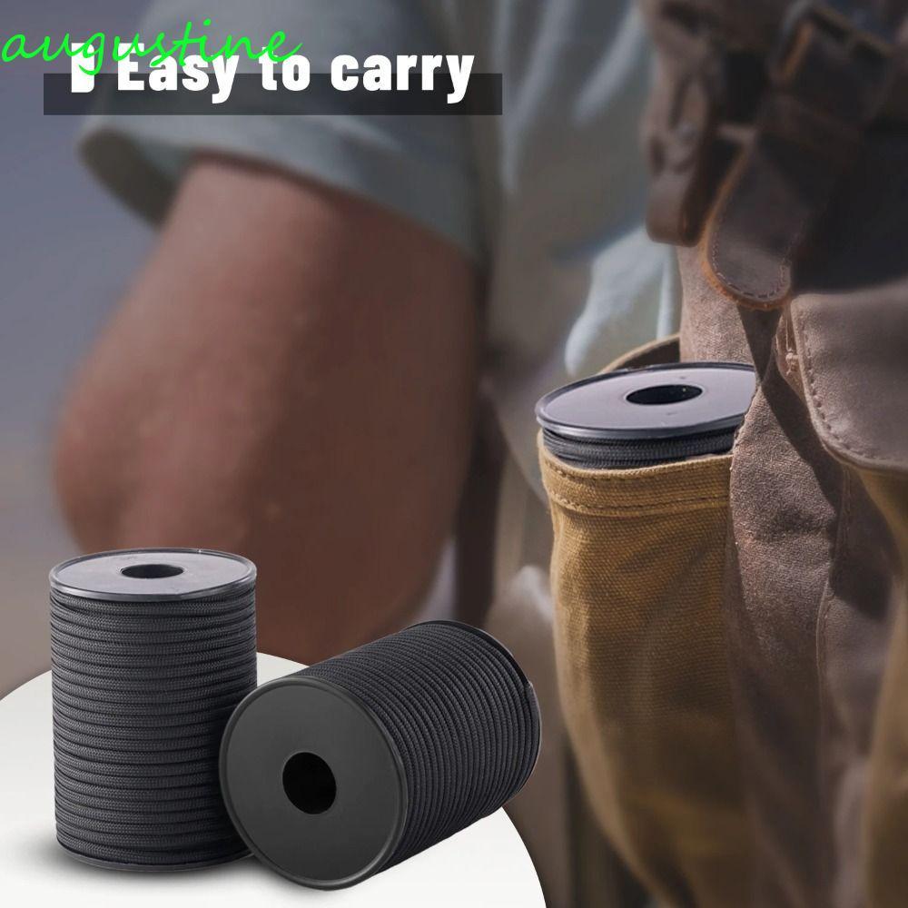 AUGUSTINE พาราคอร์ดกู้ภัย, ความยาว 100 ม. 4 มม. เส้นผ่านศูนย์กลาง Survival Paracord, สายร่ม 550 ประเ